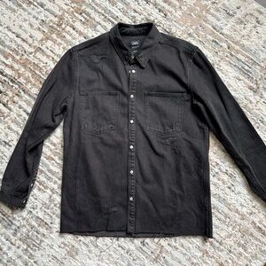Zara Denim Button-Up Shirt
